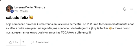 Lorenza Donini: Fechou uma consultoria pelo Instagram, sem precisar de call.