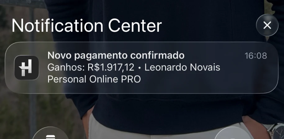 Venda: o pagamento é confirmado.